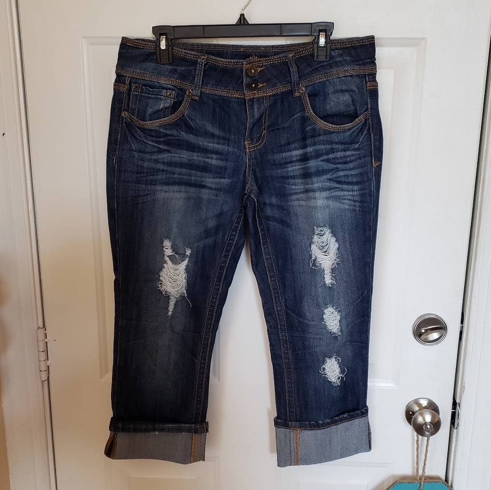 Cropped, size 13 jeans